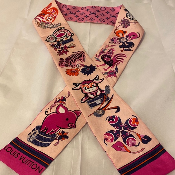 louis vuitton astrology scarf